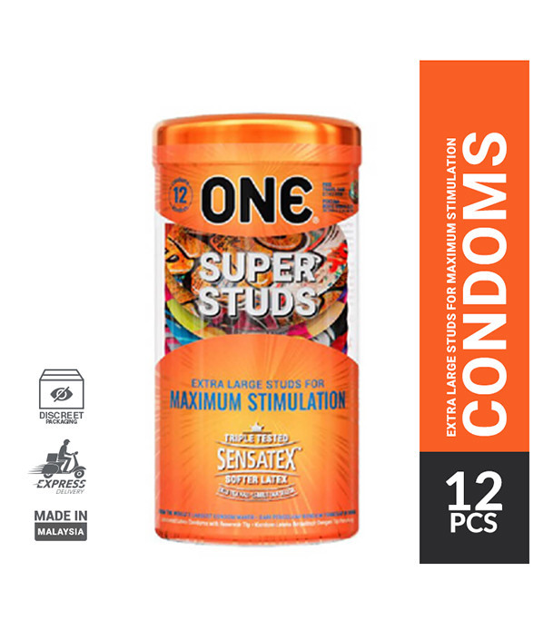 ONE Super Studs Extra Large Studs for Maximum Stimulation Condom 12pcs - Buy Online in Bangladesh | ePharma