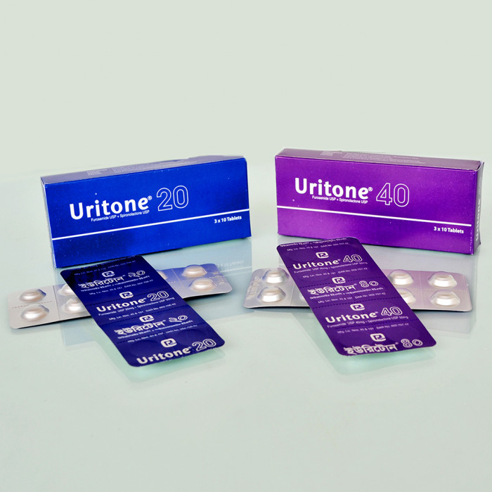Uritone 20mg+50mg Tablet 1 Strip