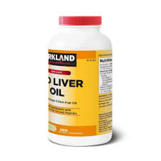 Kirkland Signature Cod Liver Oil + Omega 3 | 1150mg | 200 Softgel