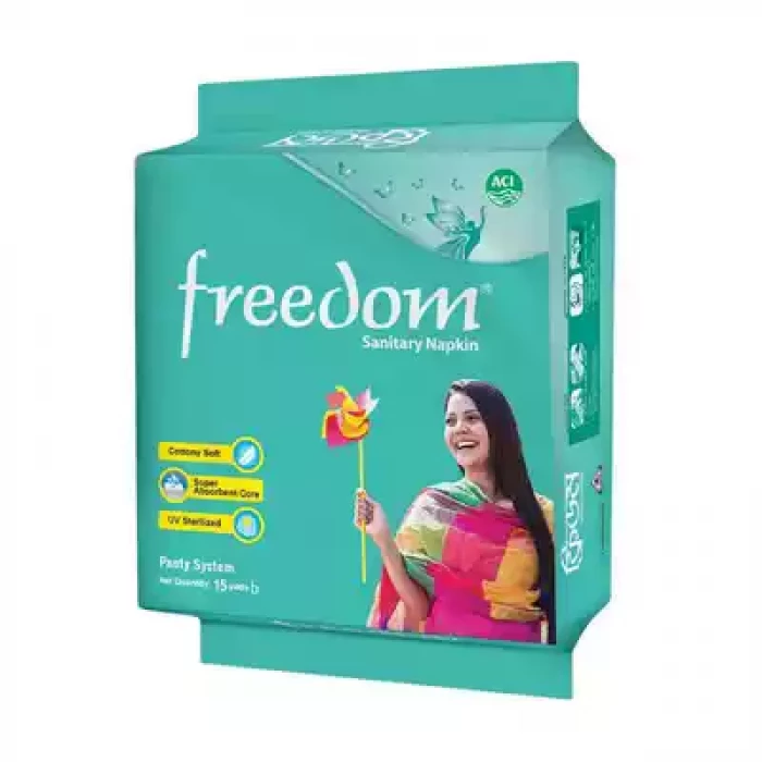 Freedom Santary Napkin (Panty System) 15 Pads