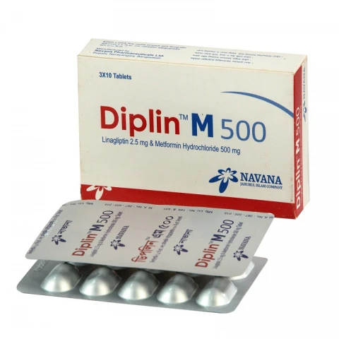 Diplin M 2.5mg/500mg Tablet