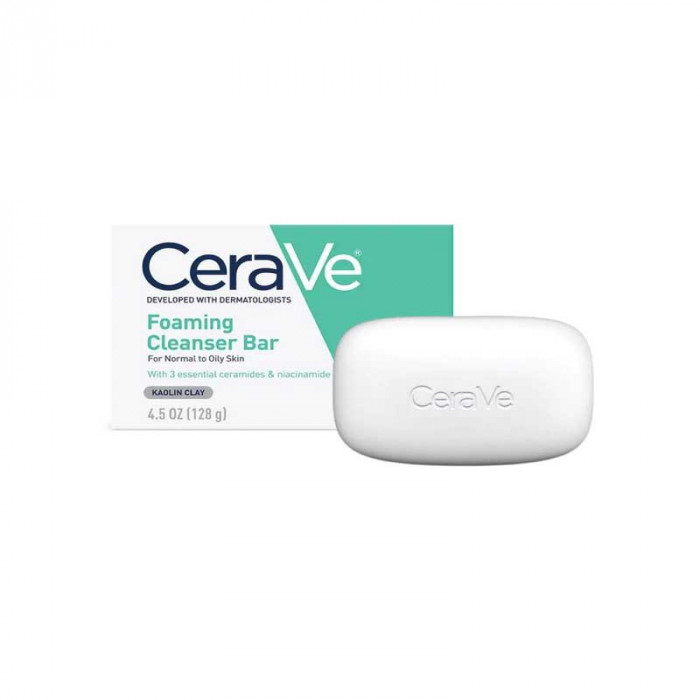 CeraVe Foaming Cleanser Bar Normal To Oily Skin 128gm