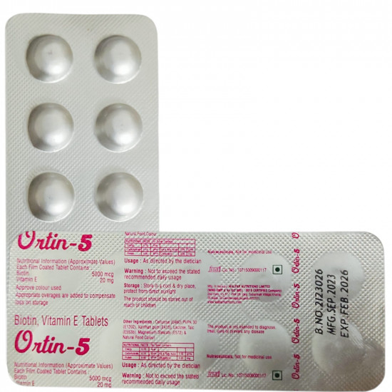 Ortin-5 Tablet | 1 Strip