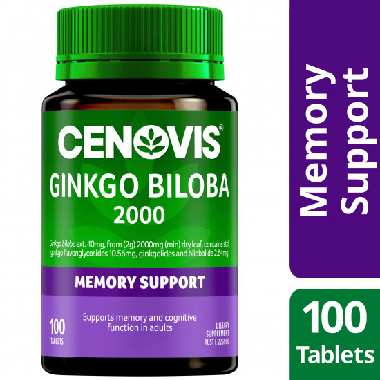 Cenovis Ginkgo Biloba 2000 | 100 Tablets