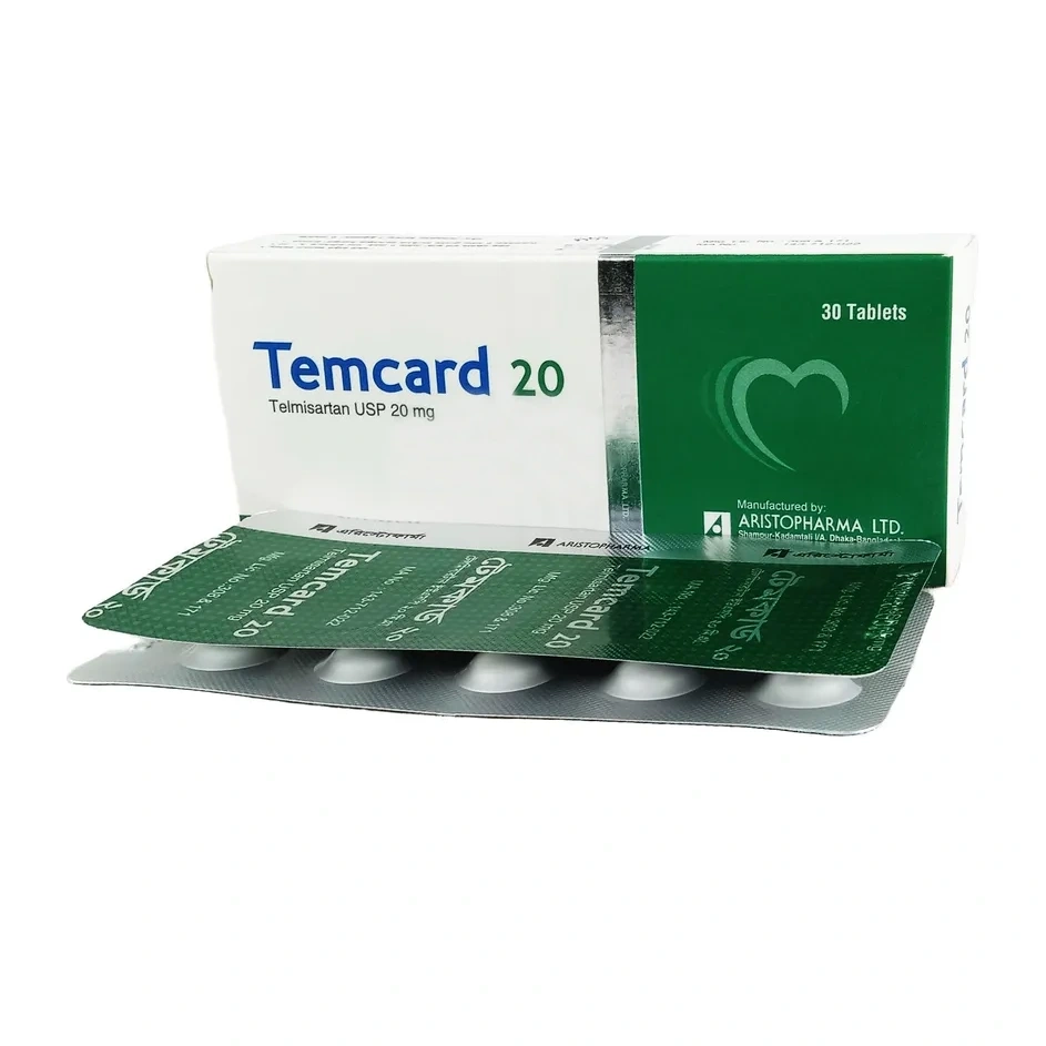 Temcard 20mg Tablet 1 Strip
