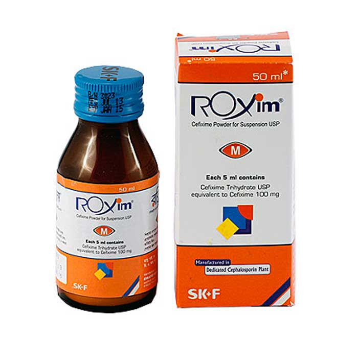 Roxim Powder for Suspension 50ml (100mg/5ml)