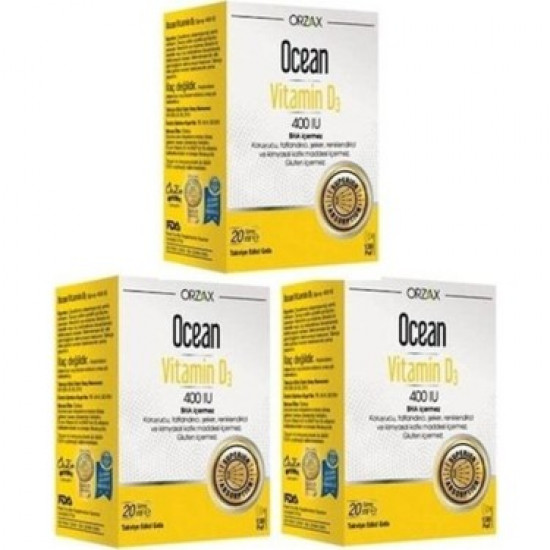 Orzax Ocean Vitamin D3 400IU | 20ml Spray / 130 Dose