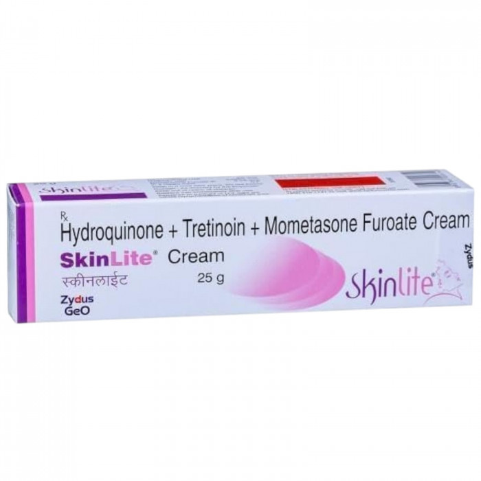 Hydroquinone+Tretinoin+Mometasone Furoate Skinlite Cream 25g
