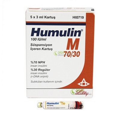 Humulin 70/30 Cartridge 100IU/ml