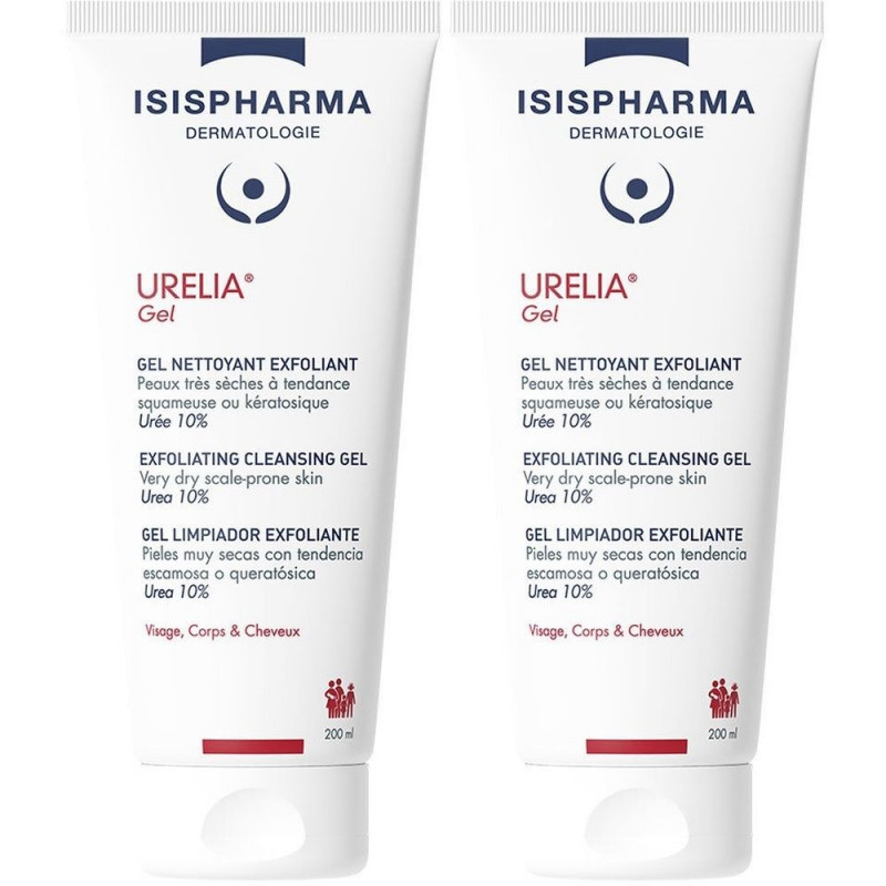 Isispharma Urelia Exfoliating Cleansing Gel For Very Dry Scale Prone Skin