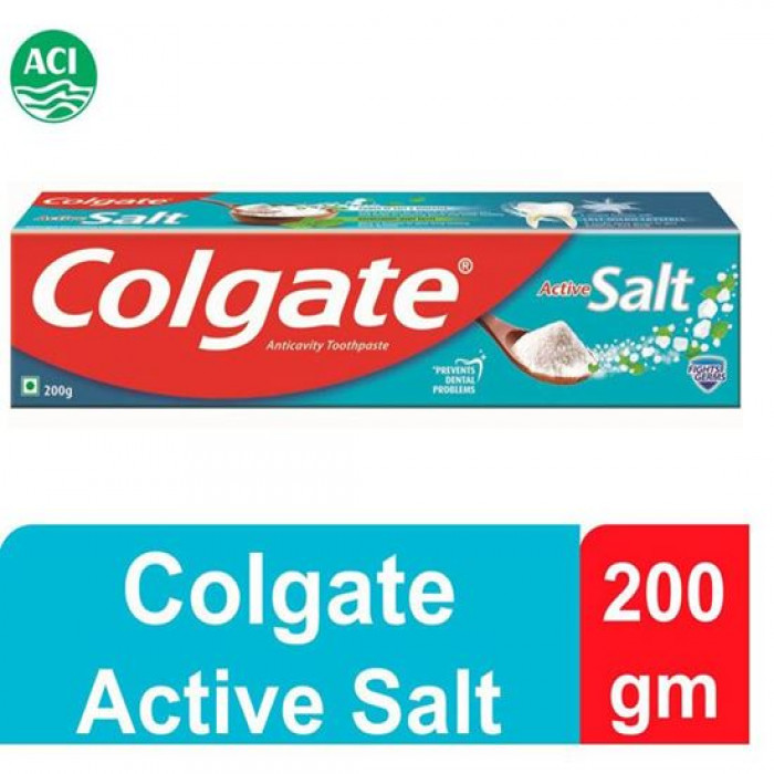 Colgate Anticavity Active Salt Toothpaste 200gm
