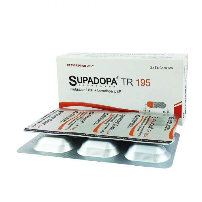 Supadopa TR 48.75mg+195mg Capsule