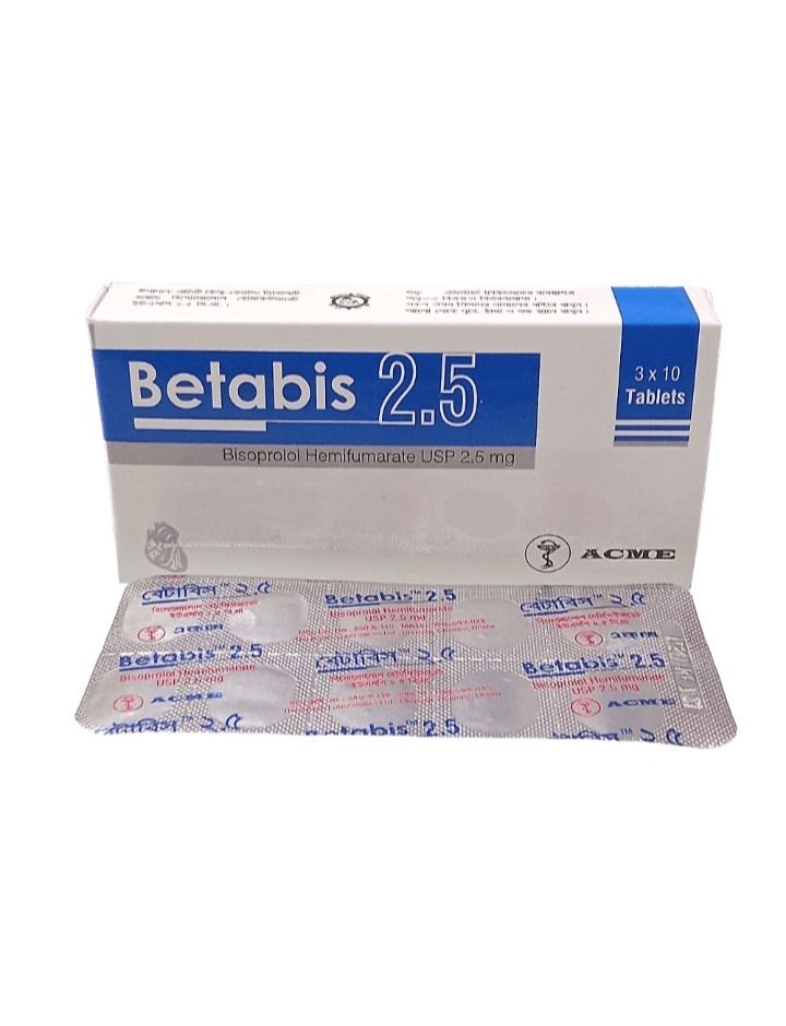 Betabis 2.5mg Tablet 1 Strip