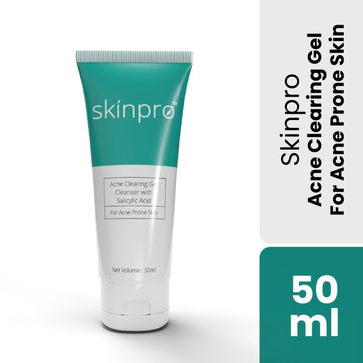 Skinpro Acne Clearing Gel Cleanser with 2% Salicylic Acid 50ml - Buy Online in Bangladesh | ePharma