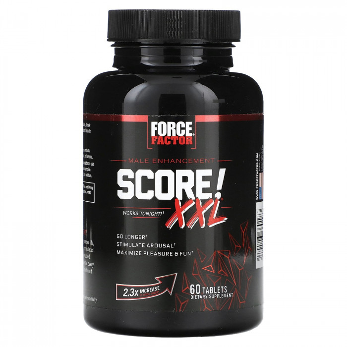 FORCE FACTOR Score! XXL, 60 Tablets | USA Made