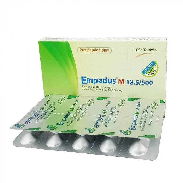 Empadus M (12.5mg/500mg) Tablet 1 Strip