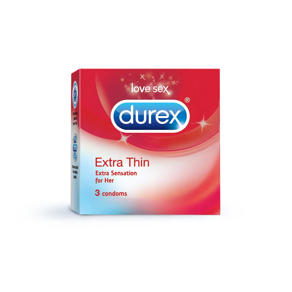 Durex Extra Thin Condom 3's Pack - Buy Online in Bangladesh | ePharma