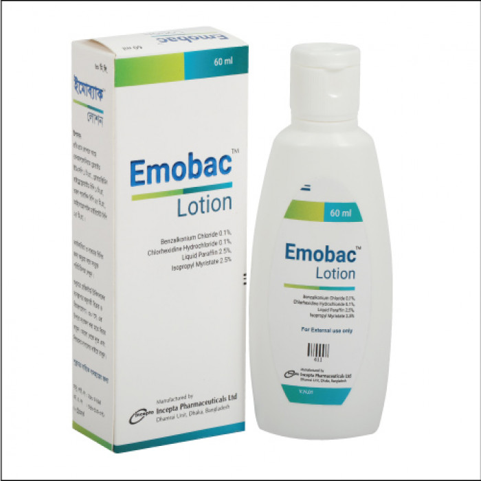 Emobac 2.5%+0.1%+0.1%+2.5% Lotion