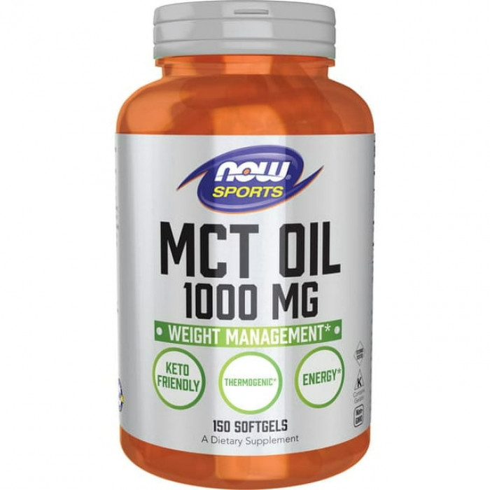 Now Foods Sports MCT Oil 1000 mg, 150 Softgels | USA