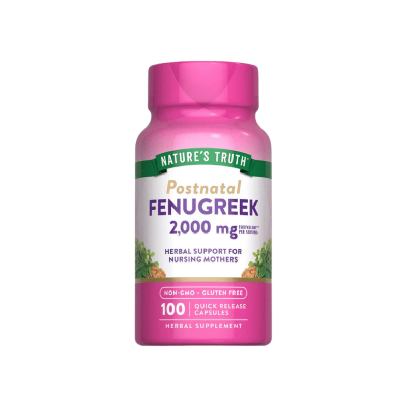 Nature's Truth Postnatal Fenugreek 2000mg Capsule For Nursing Mother, 100pcs