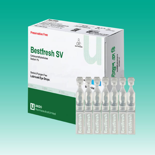 Bestfresh SV Ophthalmic Solution 1 Strip | 7 Vials - Buy Online in Bangladesh | ePharma