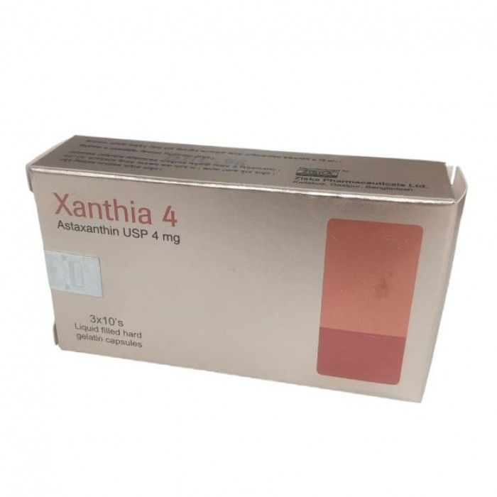 Xanthia 4 Liquid Filled Hard Gelatine Capsule