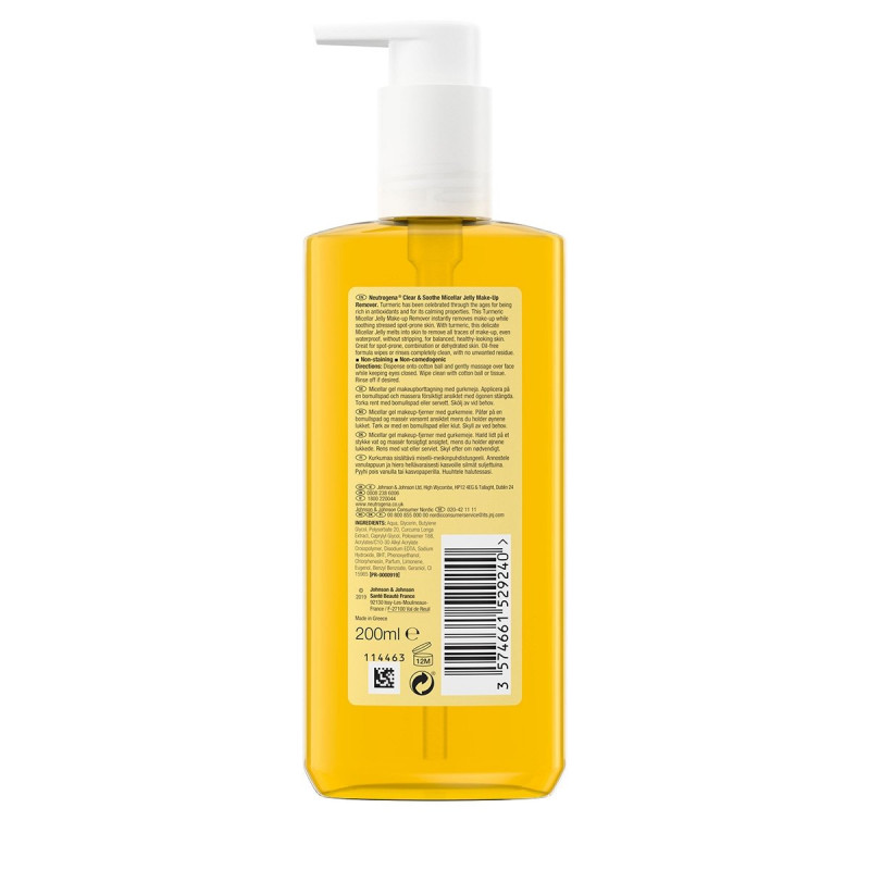 Neutrogena Clear & Soothe Micellar Jelly Make-Up Remover 200ml - Buy Online in Bangladesh | ePharma