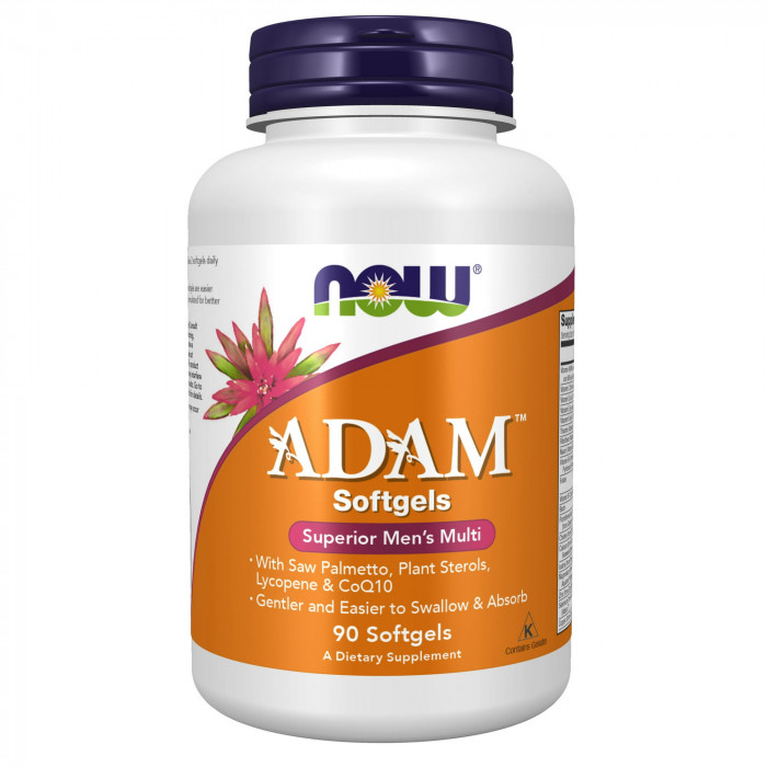 NOW Foods Adam™ Men's Multiple Vitamin, 90 Softgels | USA