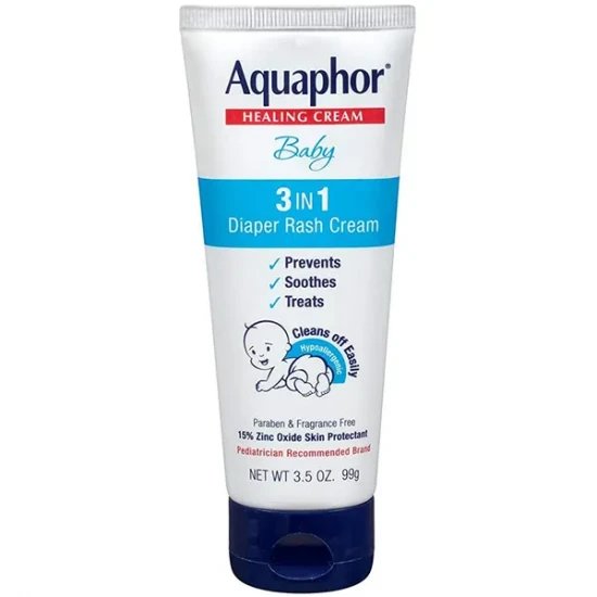 Aquaphor 3-in-1 Baby Diaper Rash Cream, 99g
