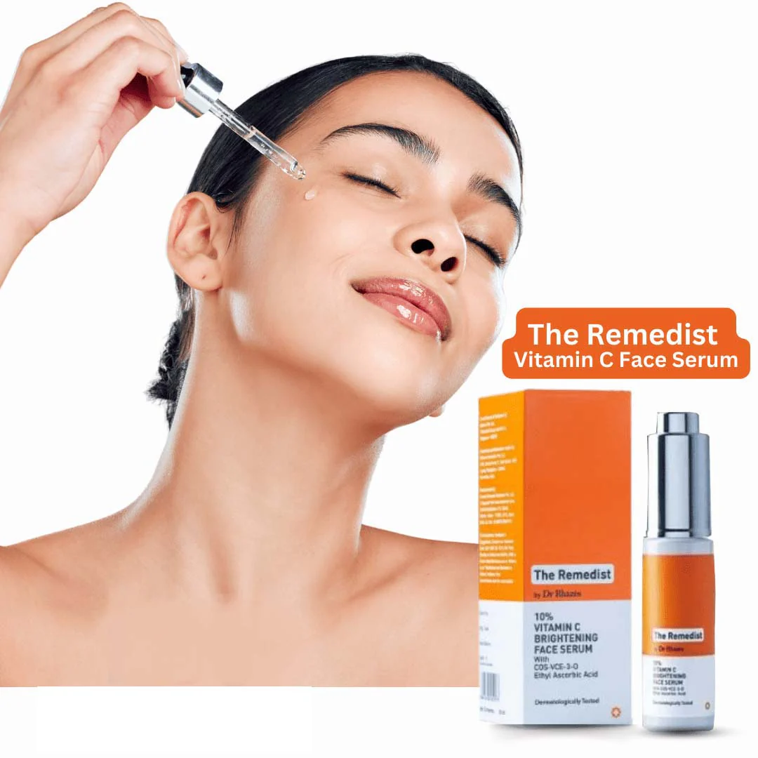 The Remedist by Dr Rhazes Vitamin C Brightening Face Serum 30ml - Buy Online in Bangladesh | ePharma