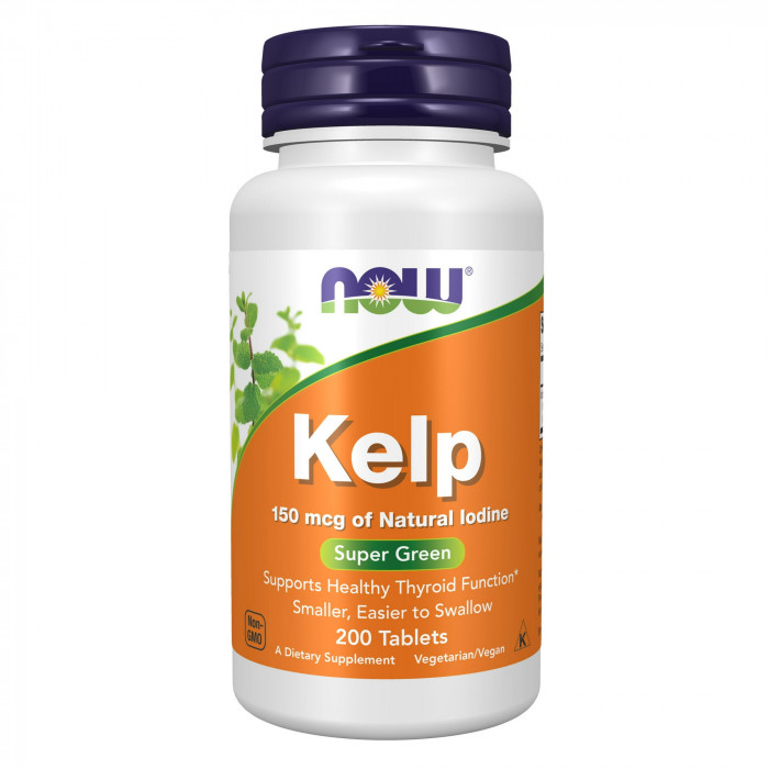 NOW Foods Kelp 150 mcg, 200 Tablets | USA