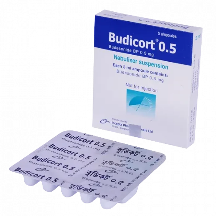 Budicort 0.5 Nebuliser Suspension 5pcs