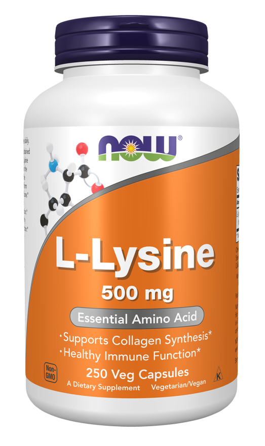 NOW Foods L-Lysine, 500mg, 100 tablets - Buy Online in Bangladesh | ePharma