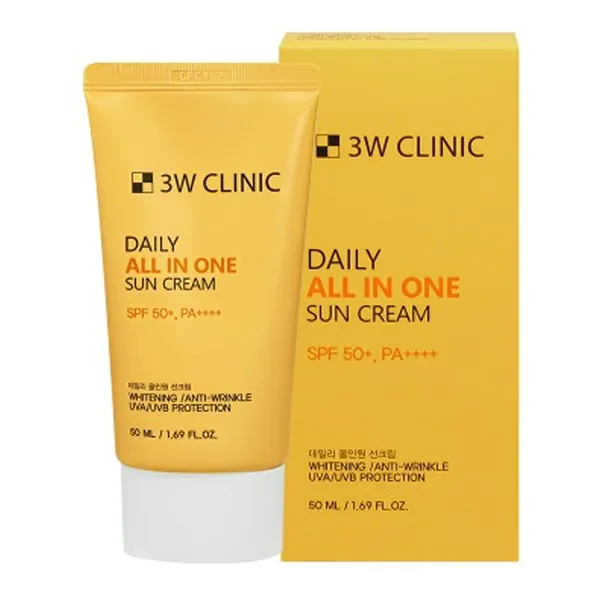 3W Clinic Daily All In One Sun Cream SPF 50+ PA++++ - Buy Online in Bangladesh | ePharma