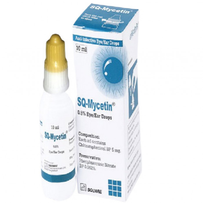 SQ-Mycetin 0.5% Eye and Ear Drops
