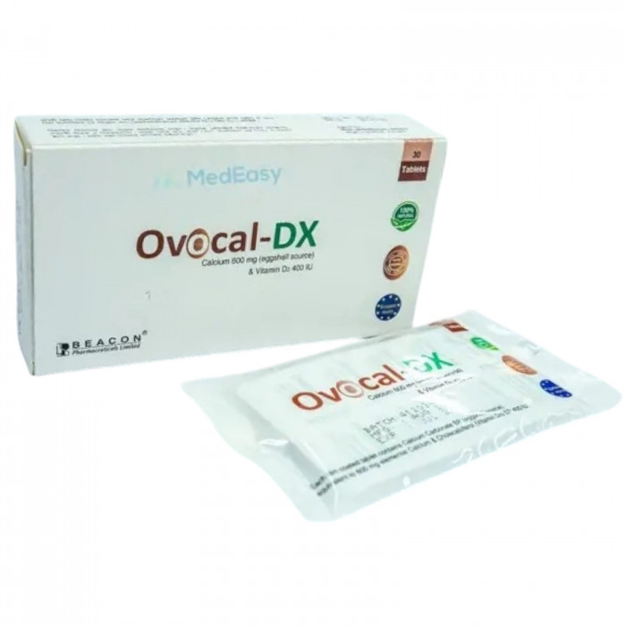 Ovocal DX 600mg+400IU Tablet 10pcs