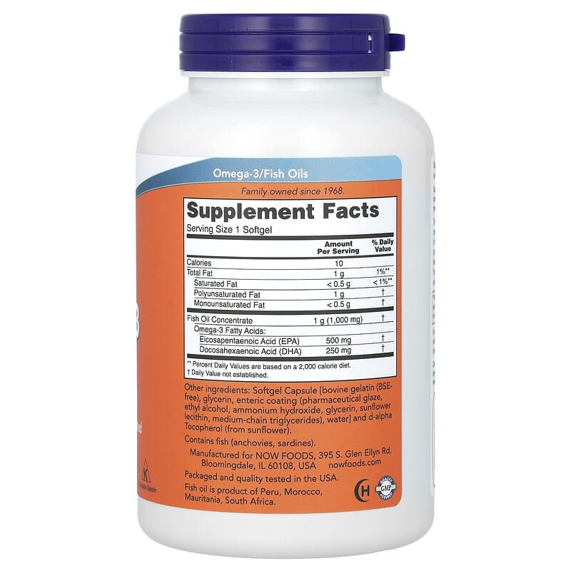 Now Foods Ultra Omega 3 Fish Oil, 180 Softgels - Buy Online in Bangladesh | ePharma