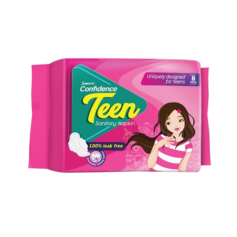 Senora Confidence Teen Sanitary Napkin 8 Pads - Buy Online in Bangladesh | ePharma