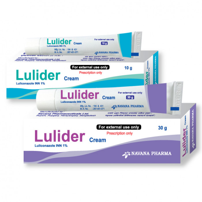 Lulider 1% Cream 30gm Tube