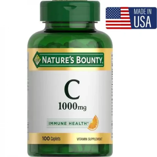 Nature’s Bounty Vitamin C 1000mg | 100 Caplets