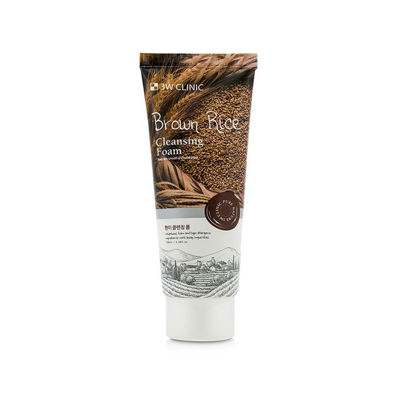 3W Clinic Brown Rice Cleansing Foam 100ml - Buy Online in Bangladesh | ePharma