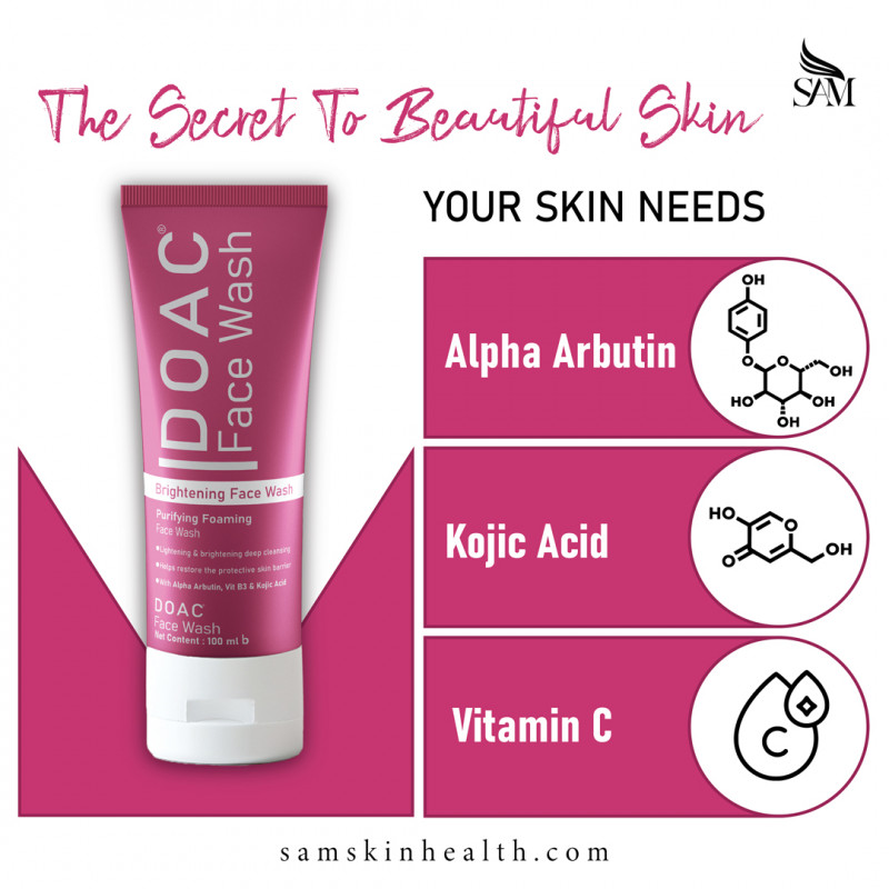 SAM DOAC Brightening Face Wash 100ml - Buy Online in Bangladesh | ePharma