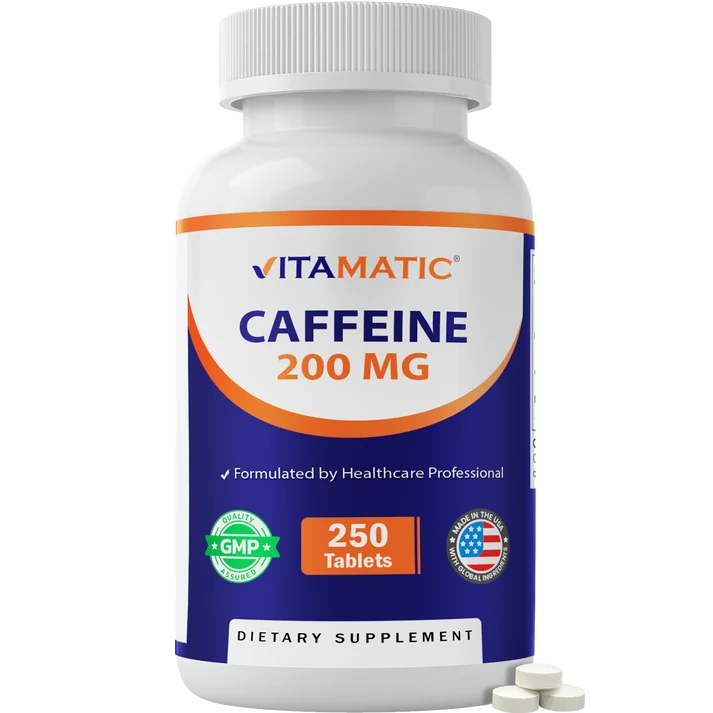 Vitamatic Caffeine 200mg, 250 Tablets - Buy Online in Bangladesh | ePharma