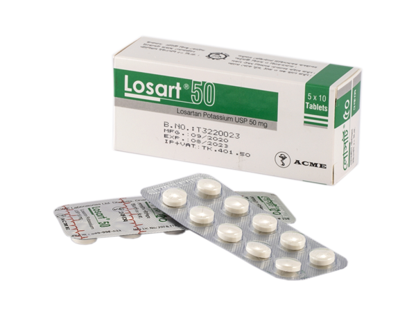 Losart 50mg Tablet 1 Strip