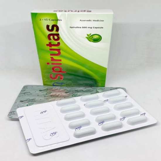 Spirutas Spirulina 500 Capsule