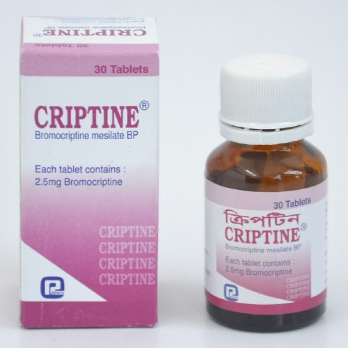 Criptine 2.5mg Tablet 30pcs Pot