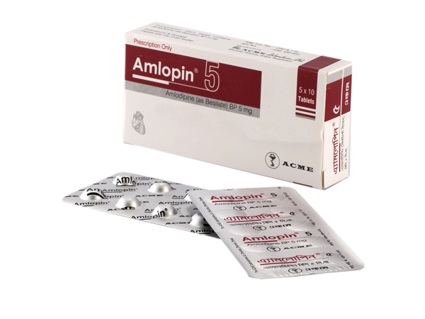 Amlopin 5mg Tablet 1 Strip - Buy Online in Bangladesh | ePharma