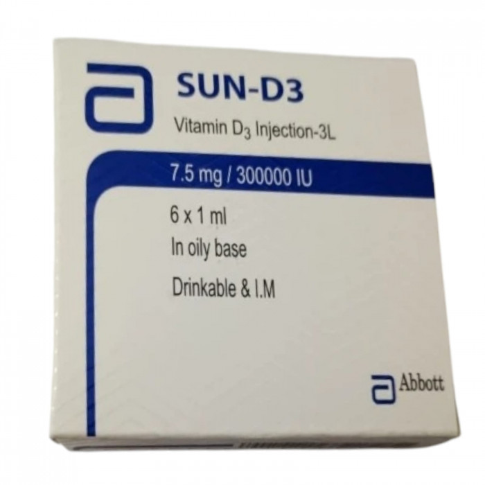 Sun D3 Injection 7.5mg/300000IU