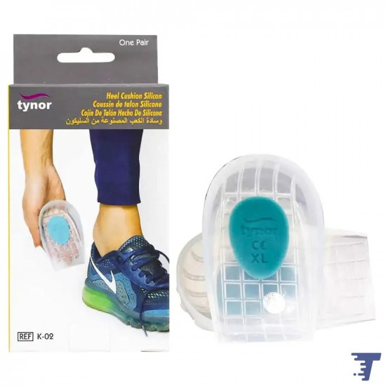 Tynor Heel Cushion Silicon K-02 for Foot Pain Relief