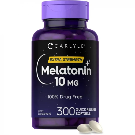Carlyle Melatonin 10mg Softgels 300 Count